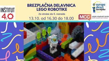 Brezplačna delavnica LEGO ROBOTIKE