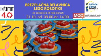 Brezplačna delavnica LEGO robotike za odrasle