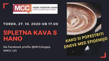 Spletna kava s Hano: Kako si popestriti dneve med epidemijo