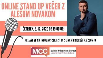  Online Stand up večer z Alešom Novakom