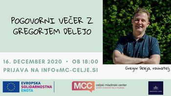  Pogovorni večer z Gregorjem Delejo