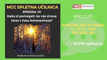 Spletna učilnica: Kako si pomagati, ko vas stresa stres v času koronavirusa?