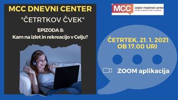 MCC dnevni center: Četrtkov čvek - Kam na izlet in rekreacijo v Celju?