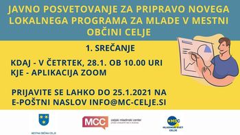 Javno posvetovanje za pripravo novega lokalnega programa za mlade v MOC 1.srečanje
