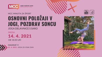  Joga delavnice s Saro - osnovni položaji v jogi, pozdrav soncu
