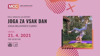  Joga delavnice s Saro: joga za vsak dan