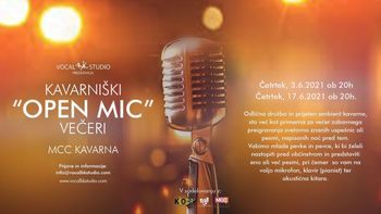  Kavarniški "OPEN MIC" večer