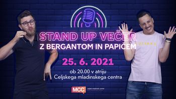  STAND UP večer z Bergantom in Papičem
