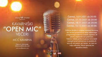 Kavarniški "OPEN MIC" večeri
