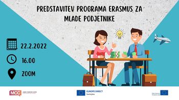 Predstavitev programa Erasmus za mlade podjetnike