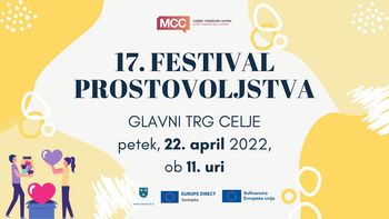 NATEČAJ ZA NAJ PROSTOVOLJCA V MESTNI OBČINI CELJE 2021