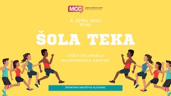 Šola teka v atriju MCC-ja