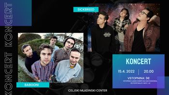 Koncert: Babooni & Sickbreed