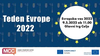 Teden Evrope 2022: sodelovanje na Evropski vasi 2022