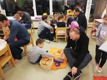 Večer z očeti v skupini Čebele