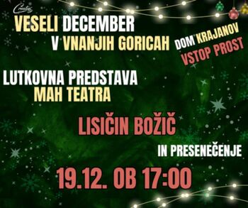 Lisica praznuje božič v Stari dami