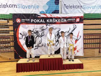Mladi ippončki uspešni na 1. Pokalu Krškega v judu U12