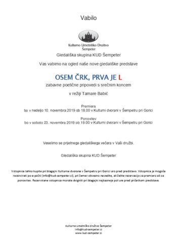 Osem črk, prva je L