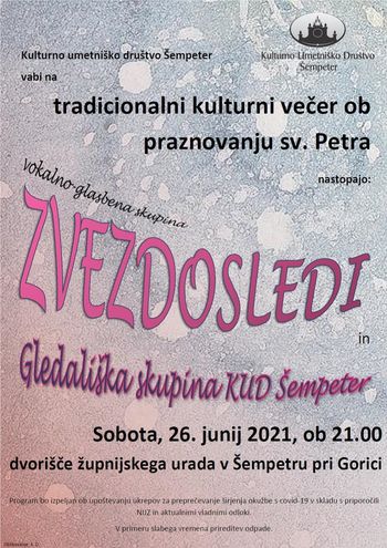 Tradicionalni kulturni večer ob praznovanju sv. Petra