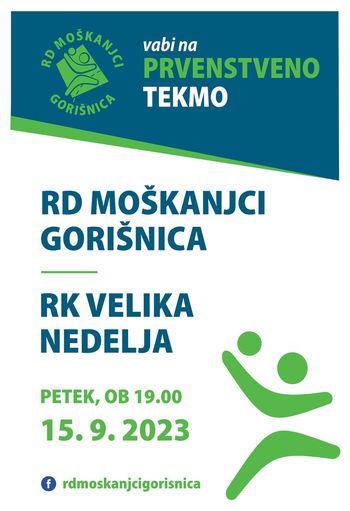 Lokalni derbi 1 BDRL  RD Moškanjci Gorišnica: RD Velika Nedelja