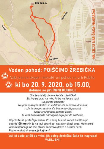 Pohod za mlade raziskovalce POIŠČIMO ŽREBIČKA