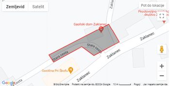 Popolna zapora JP 568121 Zaklanec - Gasilski dom - Prebil in JP 568201 Stara cesta - Zaklanec