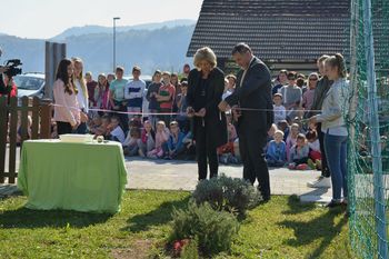 Odprtje naravoslovne učilnice pri OŠ Boštanj