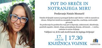 POT DO SREČE IN NOTRANJEGA MIRU (PREDAVANJE)
