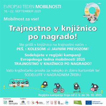 TRAJNOSTNO V KNJIŽNICO PO NAGRADO
