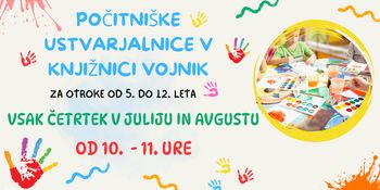 POLETNE USTVARJALNICE V KNJIŽNICI VOJNIK