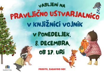 PRAVLJIČNA USTVARJALNICA - KNJIŽNICA VOJNIK