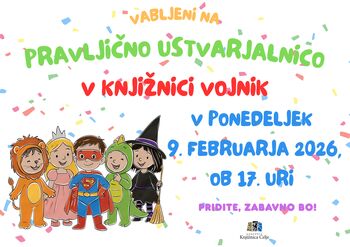 PRAVLJIČNA USTVARJALNICA - KNJIŽNICA VOJNIK