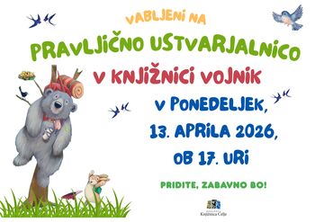 PRAVLJIČNA USTVARJALNICA V KNJIŽNICI VOJNIK