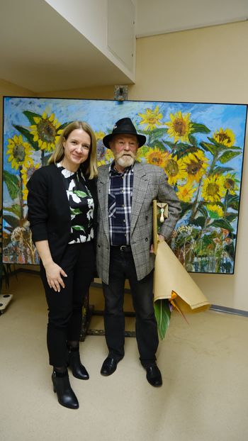 Slikarska razstava akademskega slikarja Veljka Tomana ob 170. obletnici OŠ Preserje