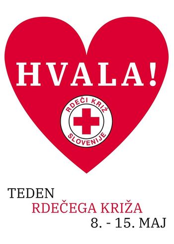 TEDEN RDEČEGA KRIŽA SLOVENIJE (8. 5.–15. 5. 2020)