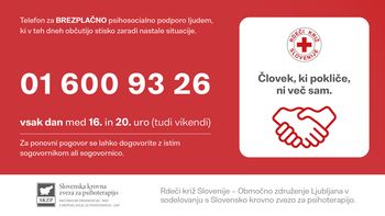 Telefon za psihosocialno podporo ljudem v stiski