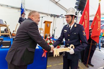 Blagoslov prekopskega novega gasilskega vozila