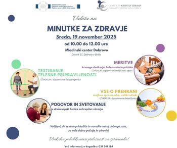 MINUTKE ZA ZDRAVJE