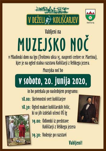 Muzejska noč letos tudi na Igu