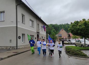 Slovenska olimpijska bakla na poti po občini Ig