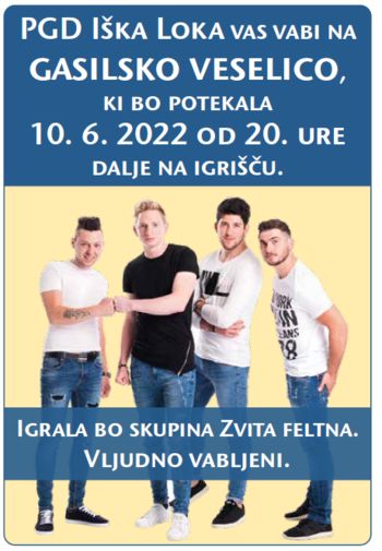 Gasilska veselica PGD Iška Loka