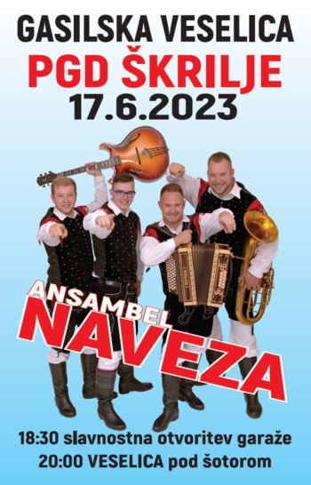 Gasilska veselica PGD Škrilje