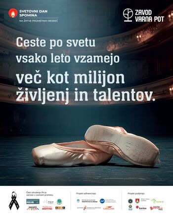 Obeležitev Svetovnega dneva spomina na žrtve prometnih nesreč