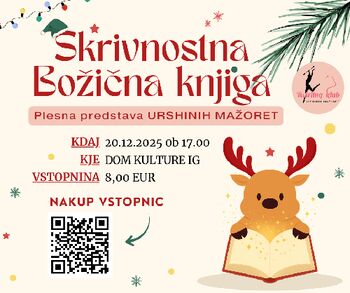 Plesna predstava Skrivnostna Božična knjiga