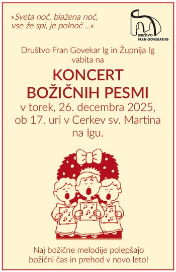 Koncert božičnih pesmi