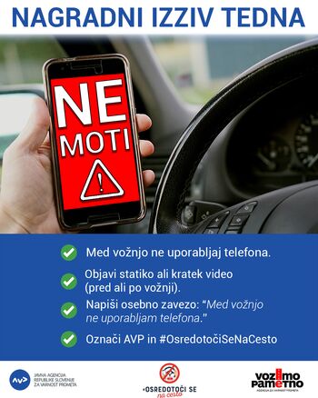 Osredotoči se na cesto