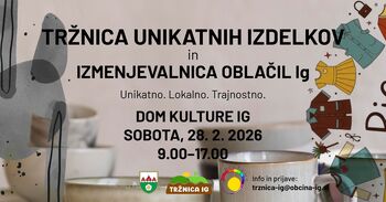 Vabita Tržnica unikatnih izdelkov in izmenjevalnica oblačil 