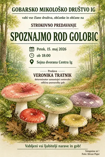 Strokovno predavanje Spoznajmo rod golobic