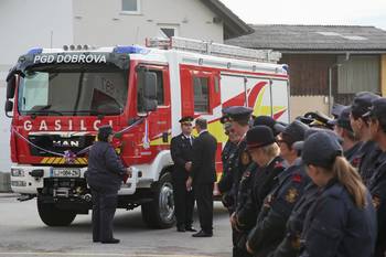 Novo gasilsko vozilo za PGD Dobrova