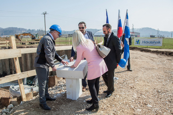 Položen temeljni kamen za čistilno napravo 